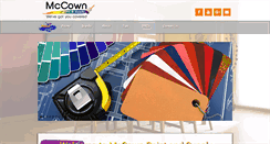 Desktop Screenshot of mccownpaint.com